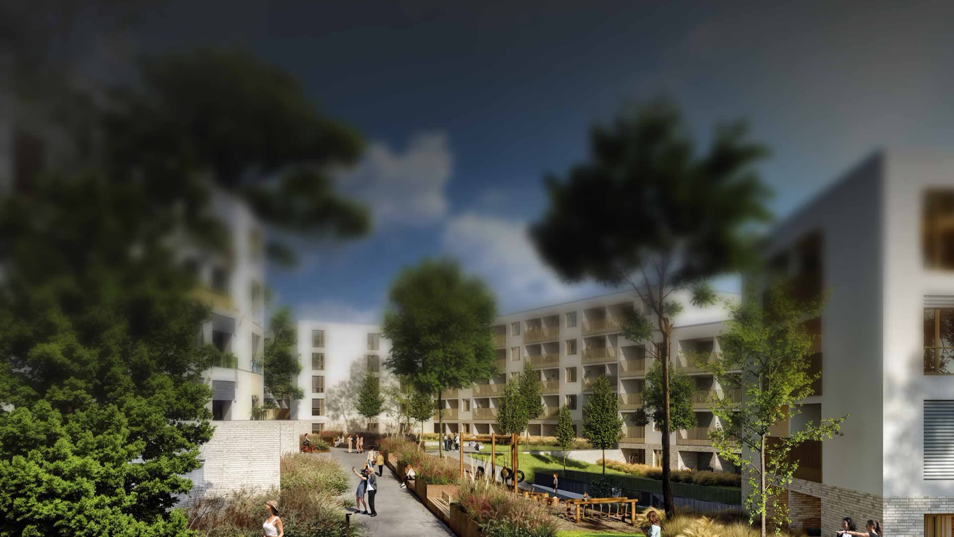 hyggl Quartier an der Lily-Braun-Straße in Kassel