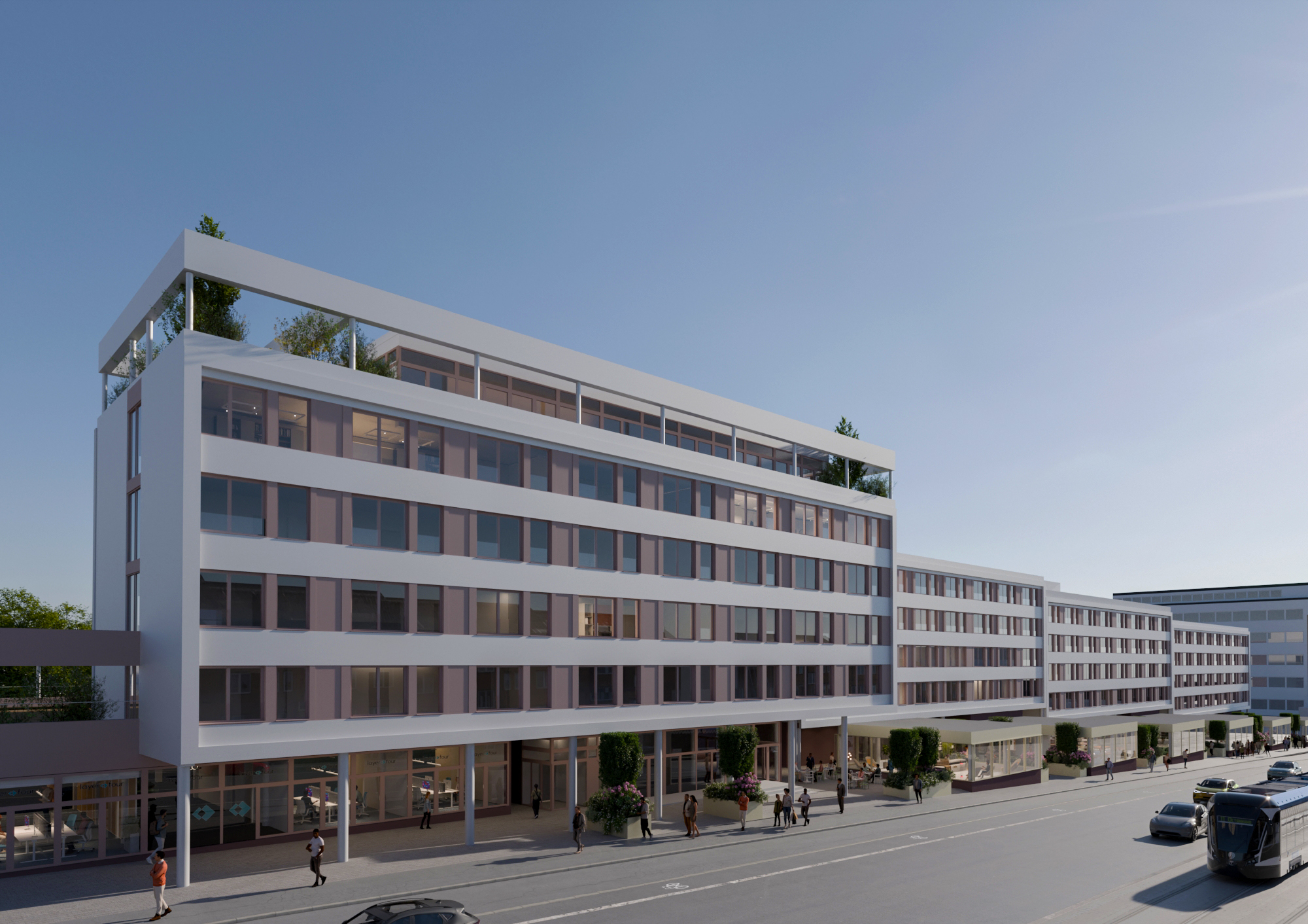 Hansa-Haus an der Kurt-Schumacher-Straße in Kassel